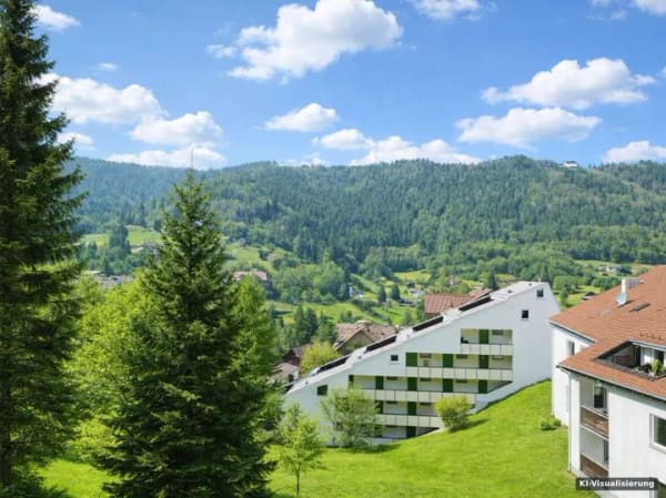Immobilie in Bad Wildbad - Charmante Kapitalanlage: Vermietete Etagenwohnung mit Balkon in Bad Wildbad - Bild 2