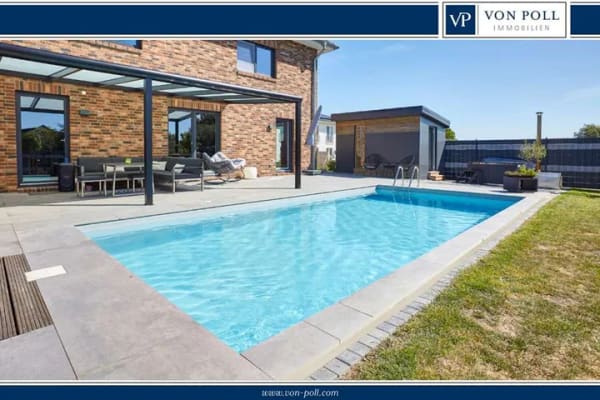 Immobilie in Wensin - Wohnen wie im Urlaub – Familienvilla mit Pool, Sauna & Whirlpool - Bild 0