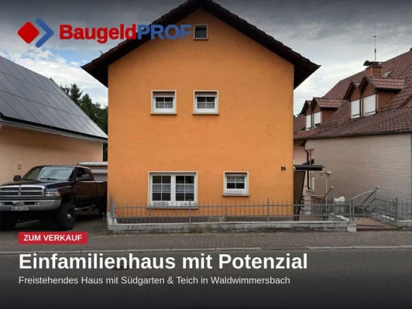 Immobilie in Lobbach - Einfamilienhaus mit Potenzial – 764 m² Grundstück mit Garten in Waldwimmersbac - Bild 0