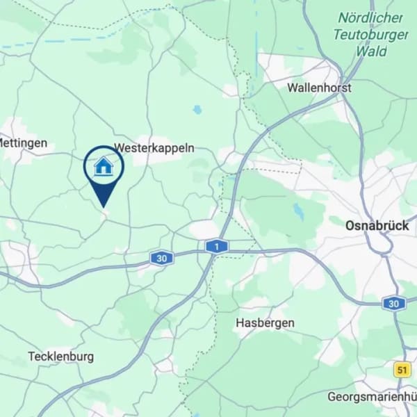 Immobilie in Westerkappeln - ‼️2-Familienhaus am Hollenbergs Hügel – modernisiert, mit sensationellem Garten & tollem Ausblick‼️ - Bild 1