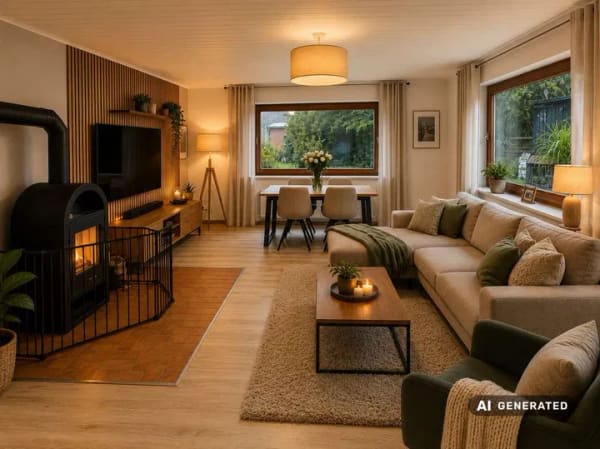 Immobilie in Falkenstein - Ebenerdiger 4-Zimmer-Bungalow bei Falkenstein – 920 m², Schwedenofen und Garage - Bild 2