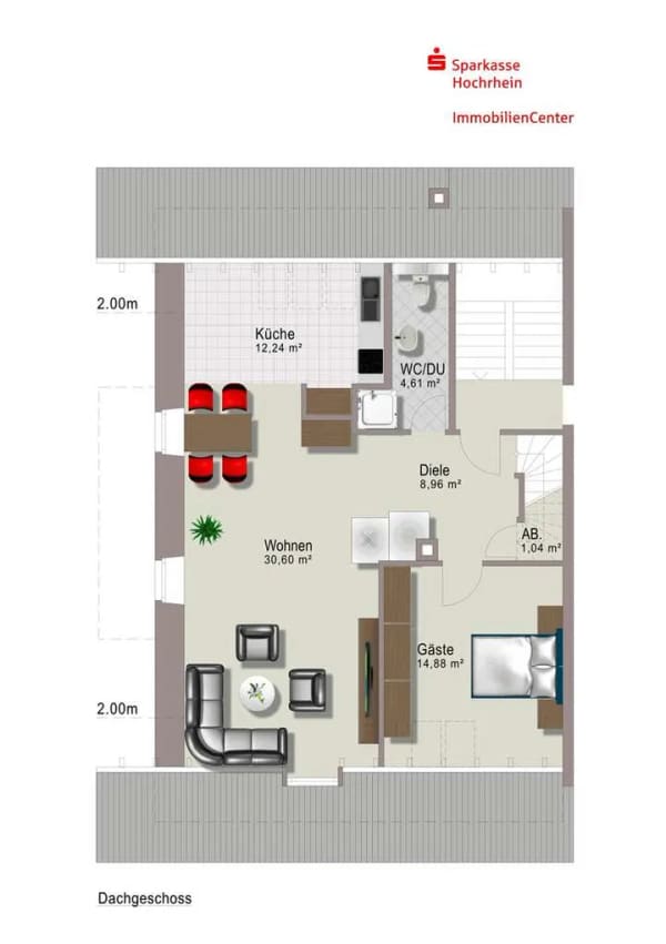 Immobilie in Ühlingen-Birkendorf - Wohnen mit Charakter - Charmante 3,5-Zimmer-Maisonette-Wohnung in Stühlingen - Bild 1