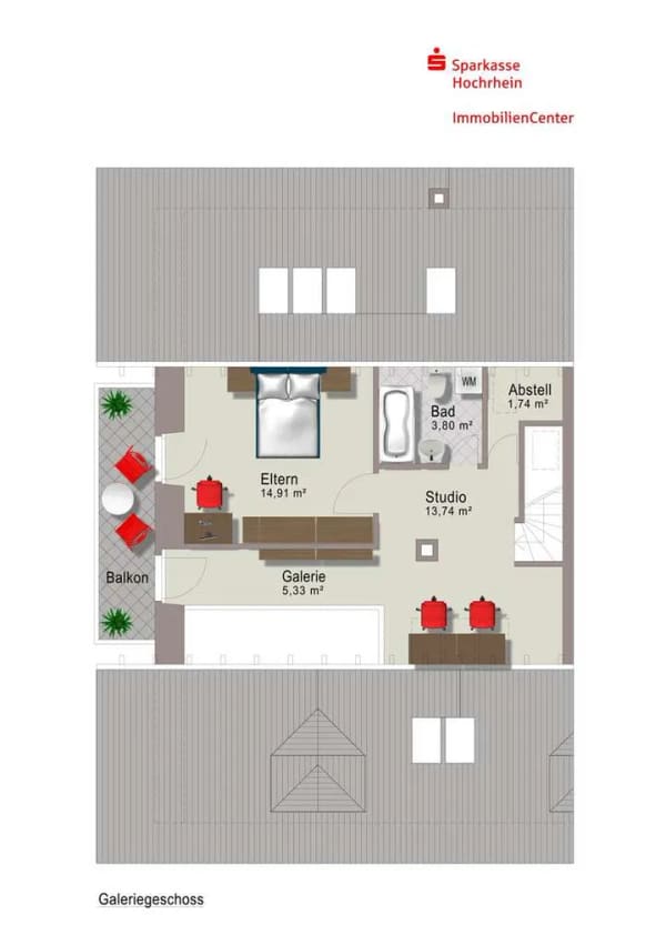 Immobilie in Ühlingen-Birkendorf - Wohnen mit Charakter - Charmante 3,5-Zimmer-Maisonette-Wohnung in Stühlingen - Bild 2