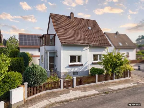 Immobilie in Kindsbach - Freistehendes Einfamilienhaus mit Garten und Doppelgarage - Bild 0