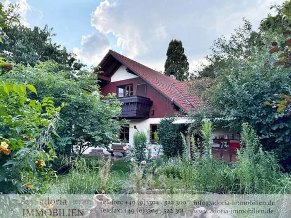 Immobilie in Oberkrämer - * Komfortables Landleben in Großstadtnähe * Großzügiges Einfamilienhaus in Feldrandlage * - Bild 1