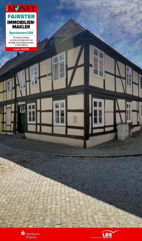 Immobilie in Lenzen (Elbe) - Vermietetes Denkmal - 2FH: Top-Invest! - Bild 0