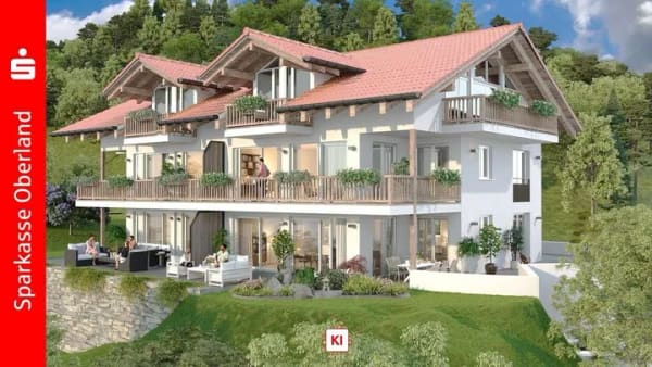 Immobilie in Mittenwald - Wohnhighlight über den Dächern von Mittenwald - Bild 0