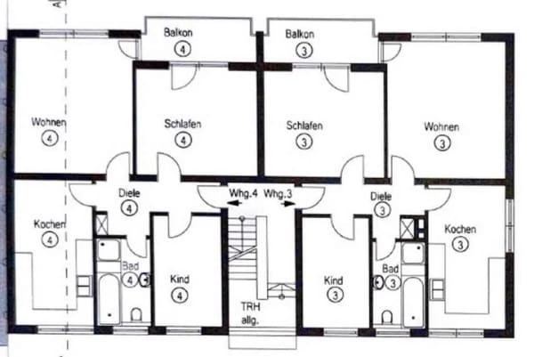 Immobilie in Lambsheim - Attraktive Kapitalanlage: renovierte 3-Zimmer-Wohnung mit Balkon & Garage stabile Rendite - Bild 1