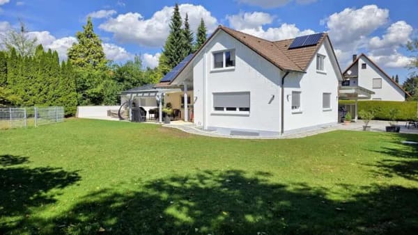 Immobilie in Mödingen - Provisionsfreies Einfamilienhaus in Wittislingen: 2.190m² Traumgrund, Außenpool, Whirlpool & Sauna - Bild 1