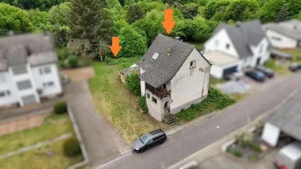 Immobilie in Schweix - +++Einfamilienhaus oder Baugelände mit Panoramablick in wunderschöner, sonniger Höhenlage am Ortr... - Bild 0