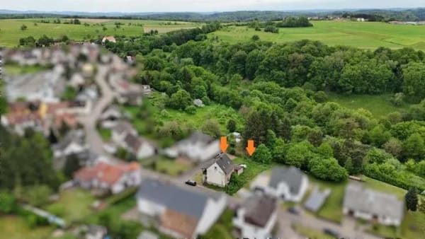 Immobilie in Schweix - +++Einfamilienhaus oder Baugelände mit Panoramablick in wunderschöner, sonniger Höhenlage am Ortr... - Bild 2