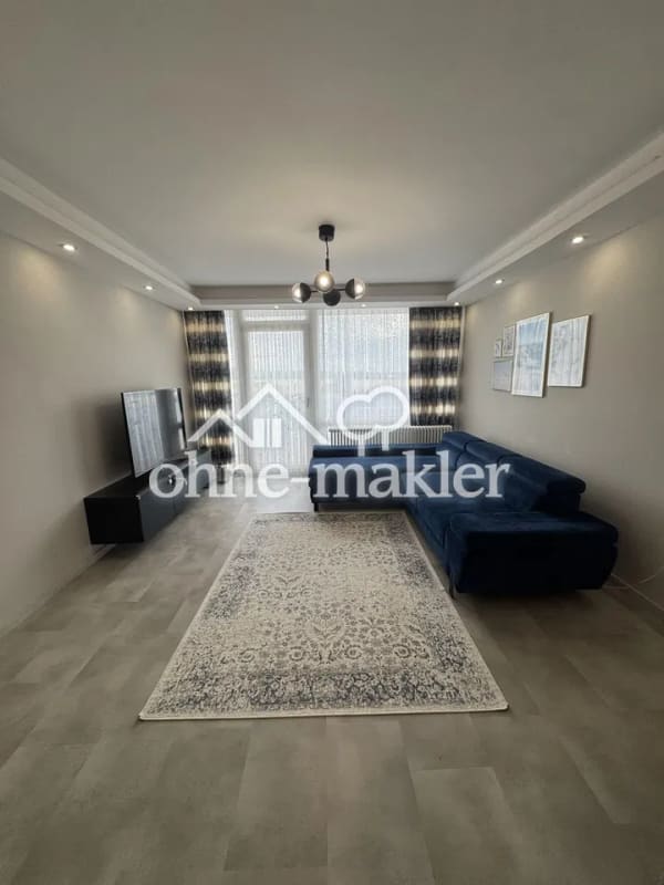 Immobilie in Liederbach - Provisionsfrei, Stilvoll modernisierte 3-Zimmer-Wohnung mit Skylineblick und Loggia in Liederbach - Bild 0
