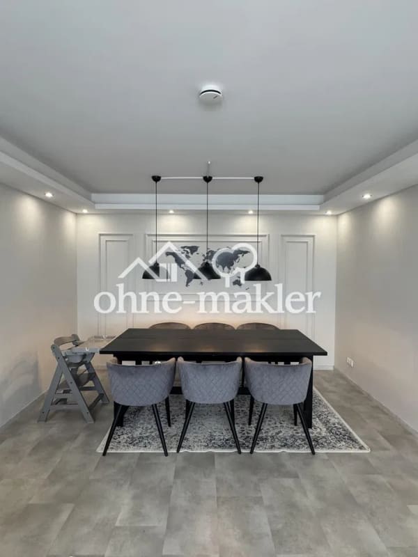 Immobilie in Liederbach - Provisionsfrei, Stilvoll modernisierte 3-Zimmer-Wohnung mit Skylineblick und Loggia in Liederbach - Bild 1