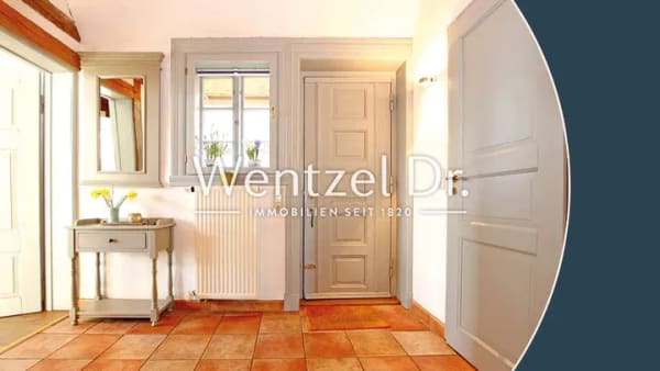 Immobilie in Grünendeich - Aufwendig saniertes Fachwerk-Unikat in direkter Elbnähe zum Kauf in Grünendeich - Wentzel Dr. - Bild 0