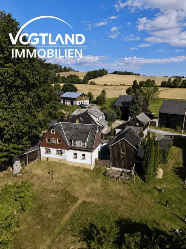 Immobilie in Bad Brambach - Historisches Wohnhaus mit Nebengebäuden / Leben auf dem Land - Bild 0