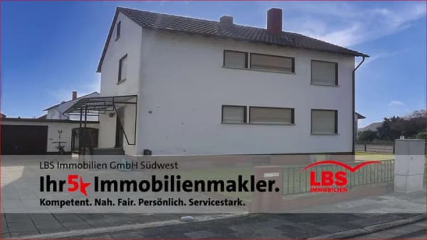 Immobilie in Böhl-Iggelheim - BÖHL-IGGELHEIM - Einfamilienhaus mit großem Grundstück - auf Erbbaupacht! - - Bild 0