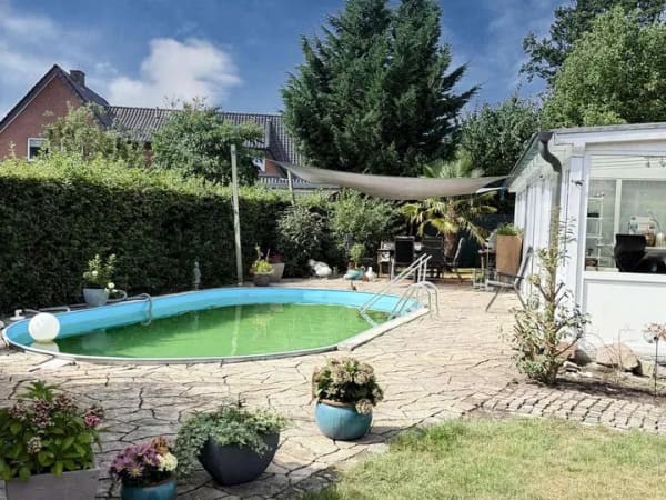 Immobilie in Spelle - Urlaubsflair im eigenen Garten - mit Swimmingpool und Wintergarten - Bild 3
