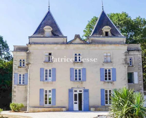Immobilie in Kandern - An elegant manor, with a holiday cottage, outbuildings and grounds, overlooking the Sèvre River valley and the small town of Saint-Maixent-l'Ecole - r - Bild 0