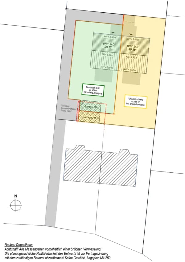 Immobilie in Neuried - AKTUELL BELEGT - Exklusive Lage Neuried: Doppelhaushälfte inkl. Home-Office KG | Baupreis sichern! - Bild 3