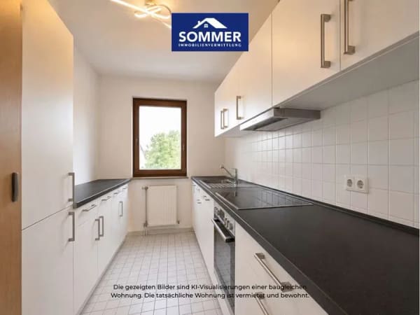 Immobilie in Markdorf - Gepflegte 3-Zimmer-Wohnung mit Loggia + Garage in guter Stadtrandlage von Markdorf - vermietet - Bild 4