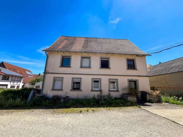 Immobilie in Schrozberg - Wohnhaus mit Maschinenhalle - ideal für Handwerk, Gewerbe oder Hobby - Bild 0