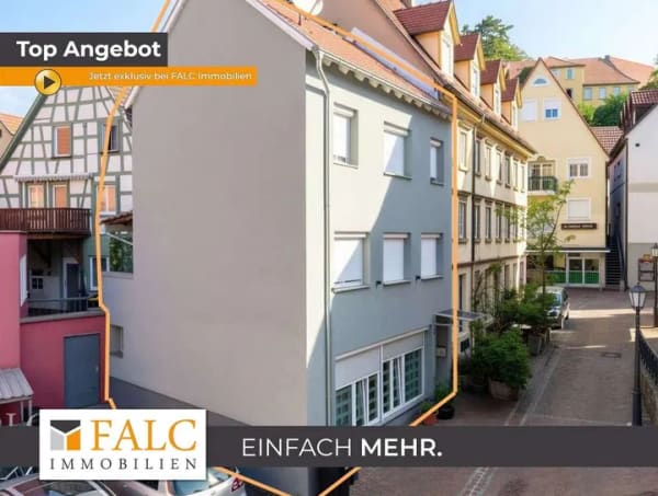 Immobilie in Möckmühl - Historischer Charme trifft modernen Wohnkomfort: komplett renoviertes Altstadthaus - FALC Immobilien - Bild 0