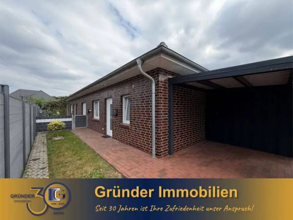 Immobilie in Herzlake - Klein, fein und modern - gepflegte Bungalow-Doppelhaushälfte in Herzlake - Bild 0