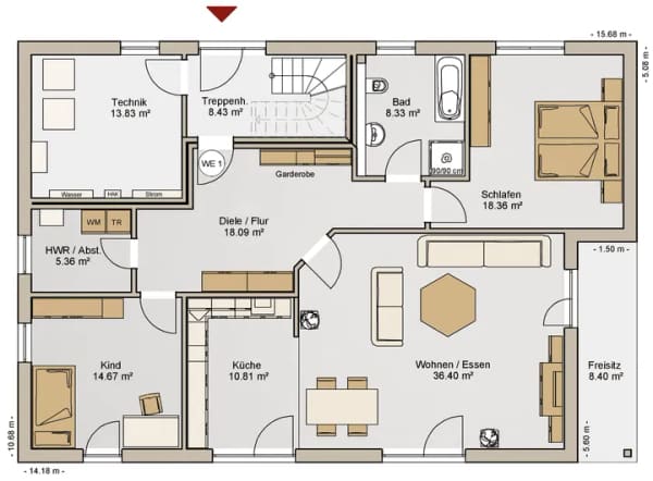 Immobilie in Abtsgmünd - Architektonische Eleganz in Bestform: Repräsentative Stadtvilla mit 280 m² luxuriösem Wohnkomfort und energetischer Spitzenklasse - Bild 1