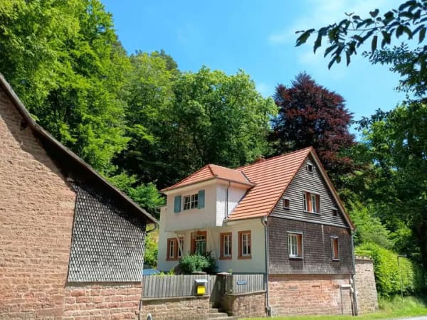 Immobilie in Grasellenbach - HISTORISCHES FORSTHAUS IN ALLEINLAGE - WALD · QUELLE · SCHEUNE · 16.000 M² GRUNDSTÜCK 64689 GRASELLE - Bild 0