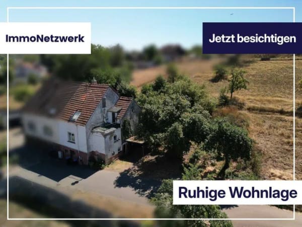 Immobilie in Altenkirchen - Wohnhaus am Feldrand mit 1490 m² Grundstück - ideal zur Renovierung - Bild 0