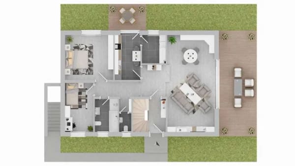 Immobilie in Bückeburg - Bückeburg-Cammer, 3-Fam-Haus für Eigennutzer und Kapitalanleger mit Weitsicht, EG sofort bezugsfrei - Bild 1