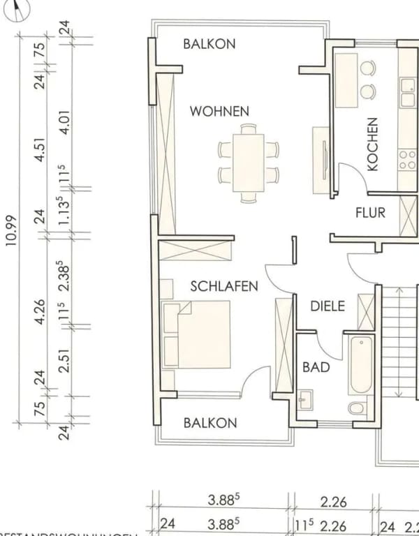 Immobilie in Bad Ems - Attraktive 2-Zimmer Wohnung in Bad Ems! - Bild 4