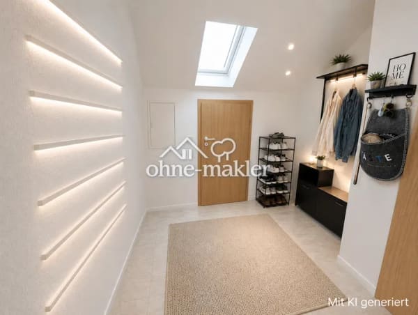 Immobilie in Bibertal - Ansprechende 2 Zimmer Wohnung, Bad mit Wanne+Dusche, Garage, Balkon - ohne Provision - Bild 1