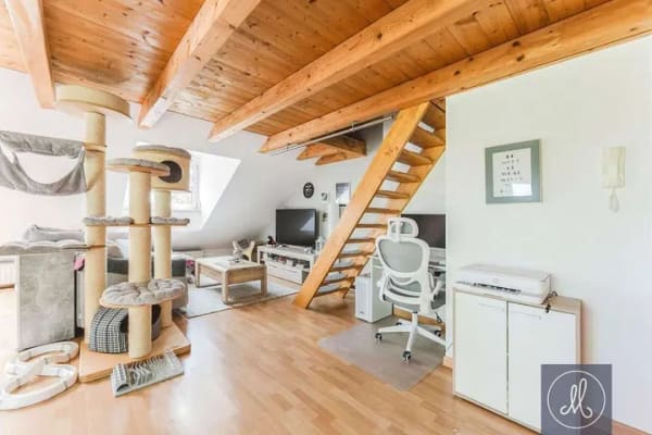 Immobilie in Zeitlarn - Modernisierte Loftwohnung mit Balkon und ausgebautem Spitzboden in ruhiger Ortsrandlage - Bild 1