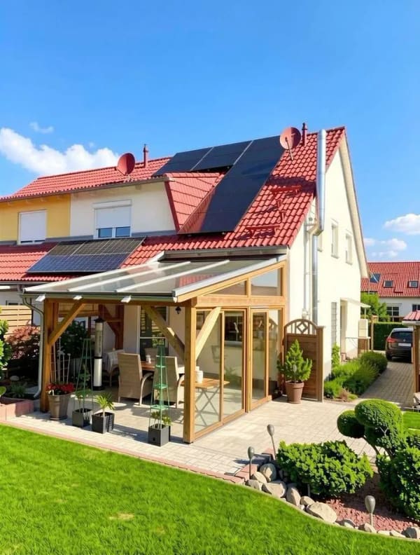 Immobilie in Schlaubetal - TOP gepflegte DHH mit Wintergarten und Kamin in Fünfeichen - Bild 0