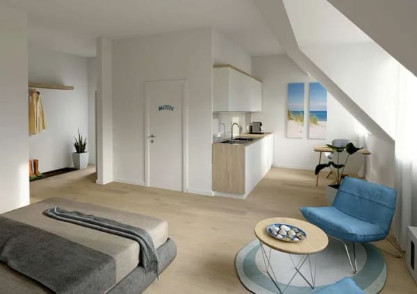 Immobilie in Krummhörn - „Küstenwind“ – moderne Ferienwohnung mit Terrasse im Ortskern von Greetsiel - Bild 3