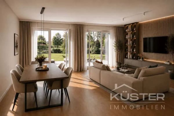 Immobilie in Wölpinghausen - KÜSTER IMMOBILIEN präsentiert:Energieeffizientes Neubau-Reihenmittelhaus mit viel Platz für Familien - Bild 3