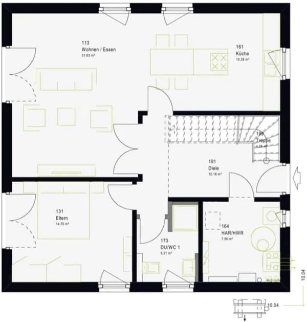 Immobilie in Wasserlosen - 146 m² Family Living - Bild 1