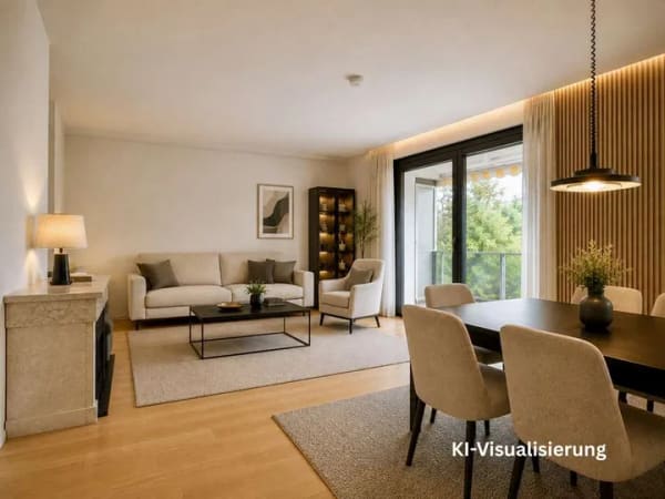 Immobilie in Schwalbach - Großzügige 4-Zimmer-Wohnung mit Balkon, Tiefgarage & Blick ins Grüne in Schwalbach - Bild 1