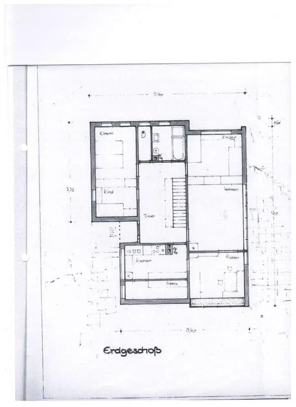 Immobilie in Langenenslingen - Wohnhaus mit Garage, Einbauküche,  - Bild 0
