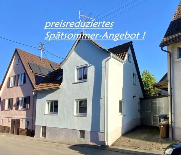 Immobilie in Aspach - *** kleines, aber sehr feines Einfamilienhaus mit Gärtchen ... und PKW-Stellplatz ! *** - Bild 0