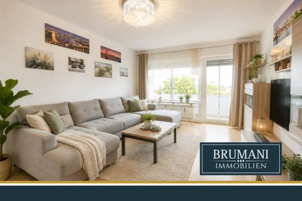 Immobilie in Neuenburg am Rhein - BRUMANI | Gepflegte 2 Zimmer Wohnung mit Balkon und separater Einbauküche in Neuenburg am Rhein - Bild 0