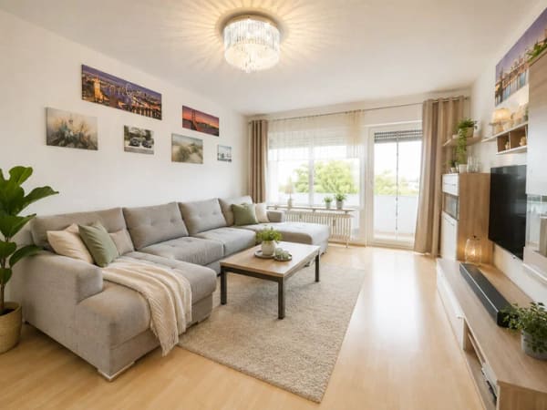Immobilie in Neuenburg am Rhein - BRUMANI | Gepflegte 2 Zimmer Wohnung mit Balkon und separater Einbauküche in Neuenburg am Rhein - Bild 2