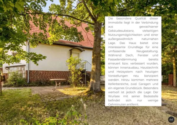 Immobilie in Lychen - Zwischen Wasser, Wald und Stadt – ein Zuhause am Wurlsee für Ihre ganz eigenen Wohnideen - Bild 2