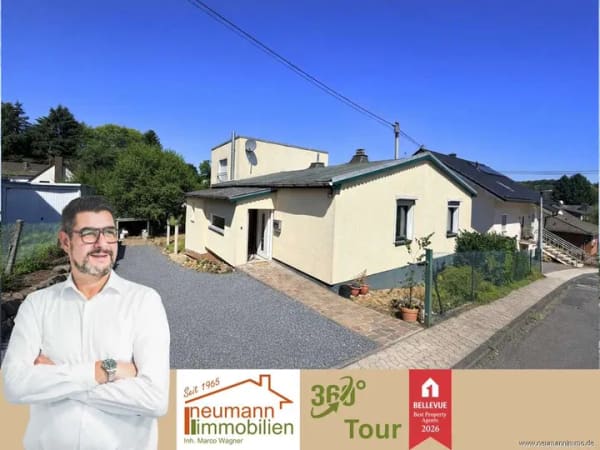 Immobilie in Puderbach - Großzügiges Einfamilienhaus mit modernem Anbau und viel Potenzial - Bild 0