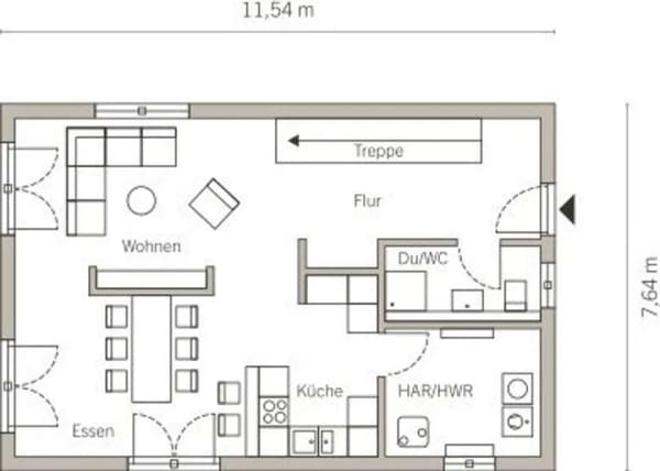 Immobilie in Seybothenreuth - Viel Zuhause auf kompakter Fläche (auch als Doppelhaus machbar) - Bild 1