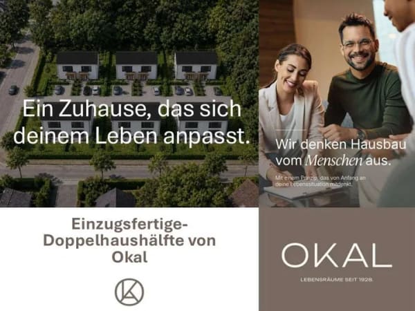 Immobilie in Dallgow-Döberitz - Ein Grundstück, zwei Zuhause - clever gemeinsam bauen mit OKAL - Bild 0