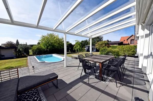 Immobilie in Niedernwöhren - Klarheit,Raum&Effizienz:Modernes 260 qm Architektenhaus (A+) Einliegerwohnung·Pool·5200m² Grundstück - Bild 1