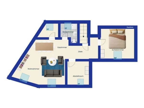 Immobilie in Lüdenscheid - Zwei vermietete 2-Zimmer-Dachgeschosswohnungen in Lüdenscheid - Bild 4