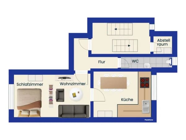 Immobilie in Lüdenscheid - Vermietete 2-Zimmer-Etagenwohnung mit ca. 42 m² – attraktive Kapitalanlage in Lüdenscheid - Bild 3